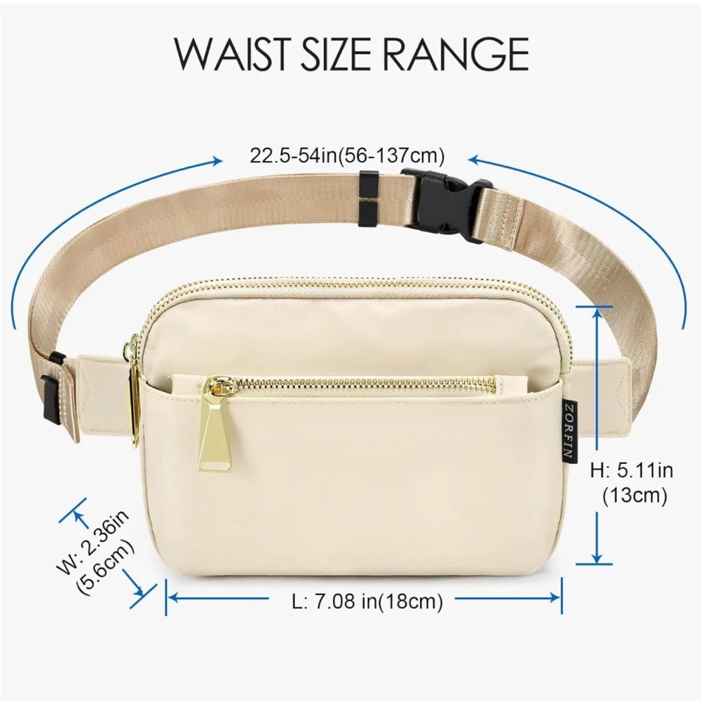 ZORFIN FANNY PACK CROSSBODY BELT BAG